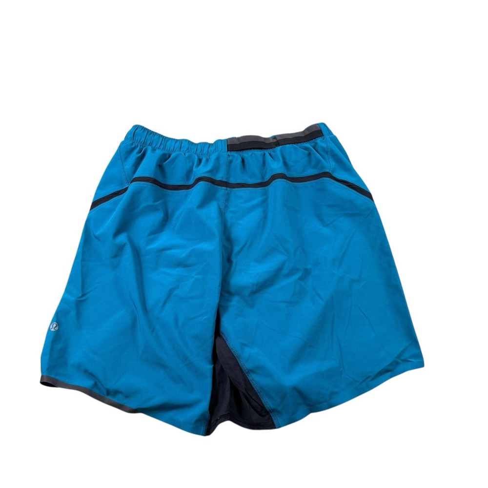Lululemon Blue Pacebreaker Lined Performance Men’s Athletic Short Size Small